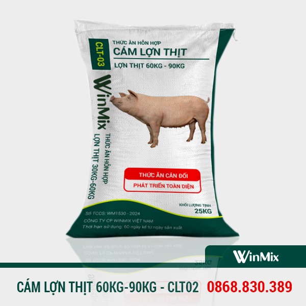 cám lợn 60kg-90kg cám lợn thịt