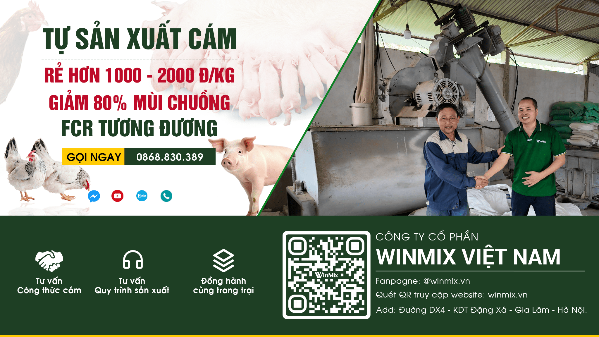 Công thức cám, tự làm cám, thức ăn chăn nuôi