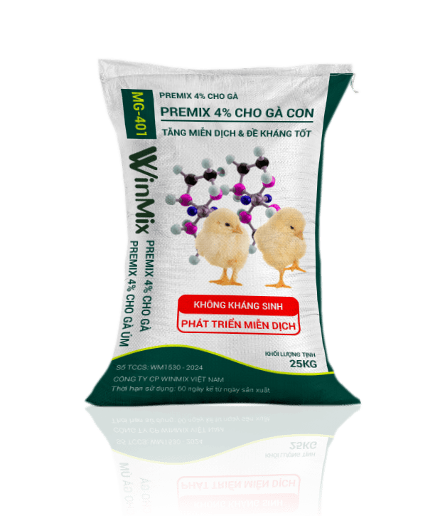 premix cho gà con premix 4% winmix