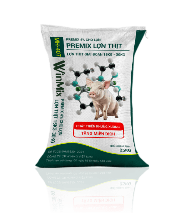 Premix cho heo 15kg-30kg - Premix 4% Premix cho heo 15kg-30kg