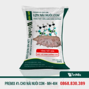 Premix cho heo nái nuôi con premix 4%