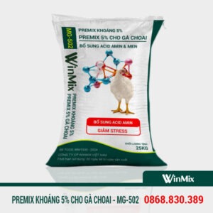 premix cho gà choai premix 5%