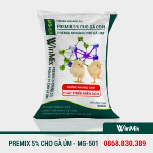 premix khoáng cho gà con premix 5% winmix