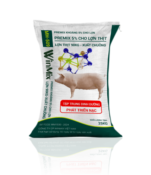 Premix Khoáng Cho Heo 90kg-Xuất Chuồng - Premix 5% winmix