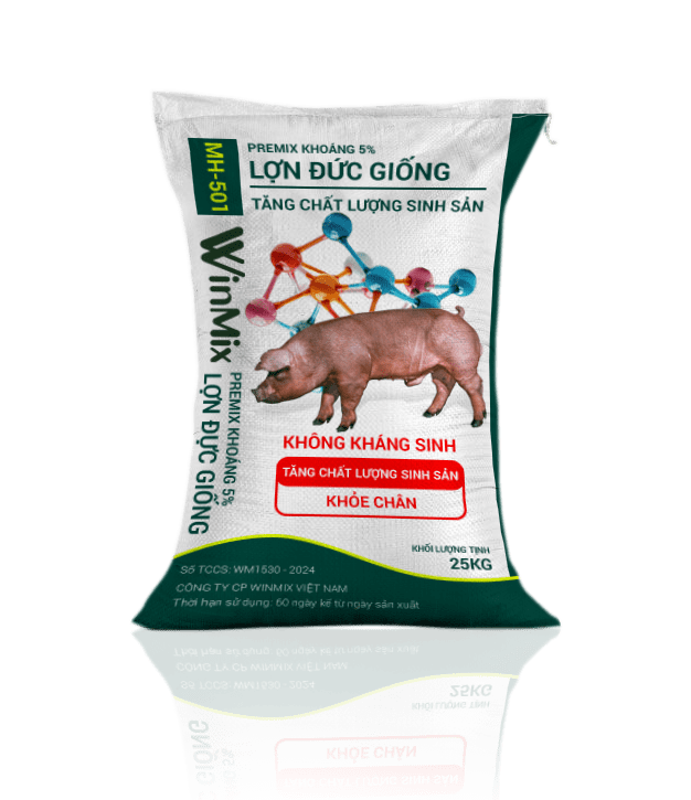 premix khoáng cho heo đực giống premix 5%
