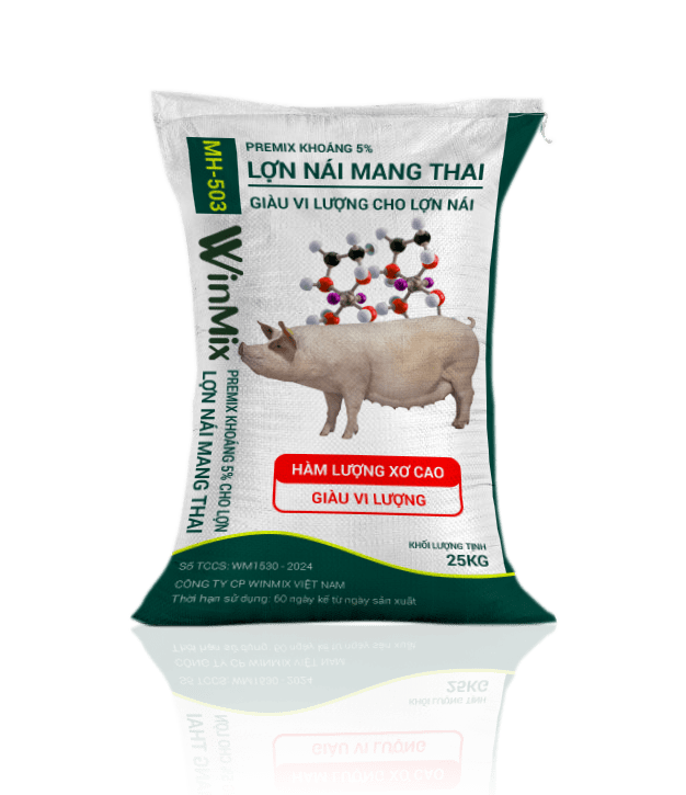 Premix khoáng cho heo nái mang thai