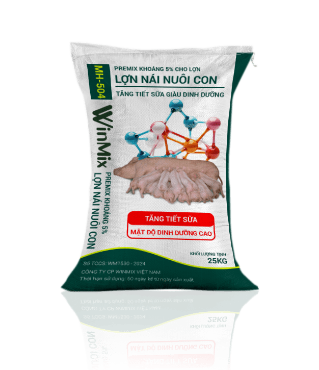 Premix khoáng cho heo Nái Nuôi Con - Premix 5% Premix khoáng cho heo nái nuôi con